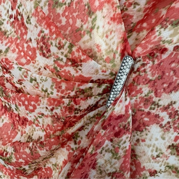 LAUREN Ralph Lauren Floral Ruffle-Trim Georgette Gown, size 8 - Picture 10 of 14